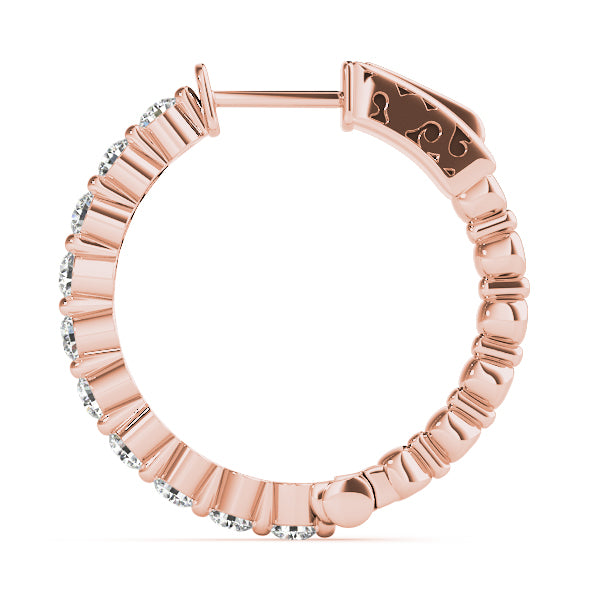 EARRINGS HOOP EARRINGS VAULT LOCK - Image 4