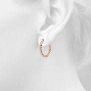EARRINGS HOOP EARRINGS VAULT LOCK - Image 3