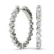 EARRINGS HOOP EARRINGS VAULT LOCK - Image 2
