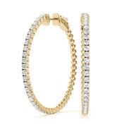 EARRINGS HOOP EARRINGS VAULT LOCK - Image 3