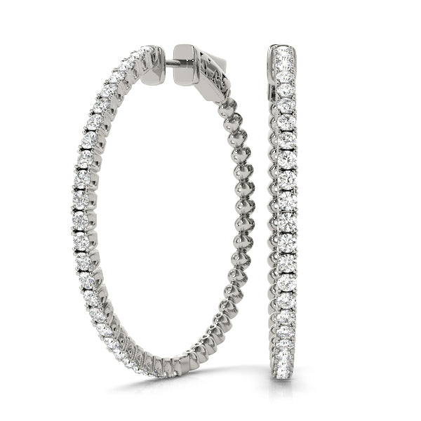 EARRINGS HOOP EARRINGS VAULT LOCK - Image 2