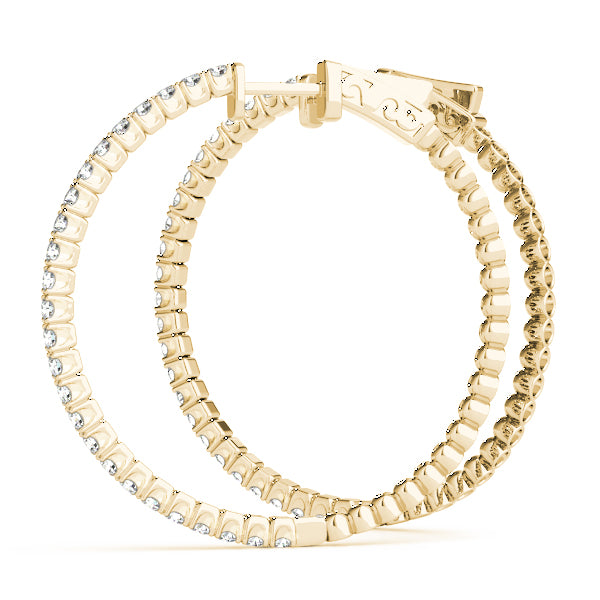 EARRINGS HOOP EARRINGS VAULT LOCK - Image 7