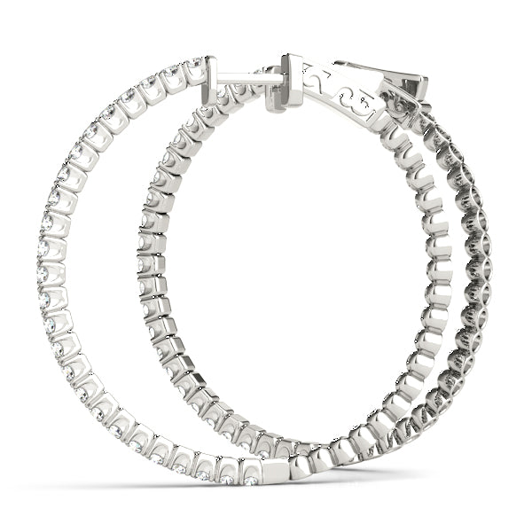 EARRINGS HOOP EARRINGS VAULT LOCK - Image 4