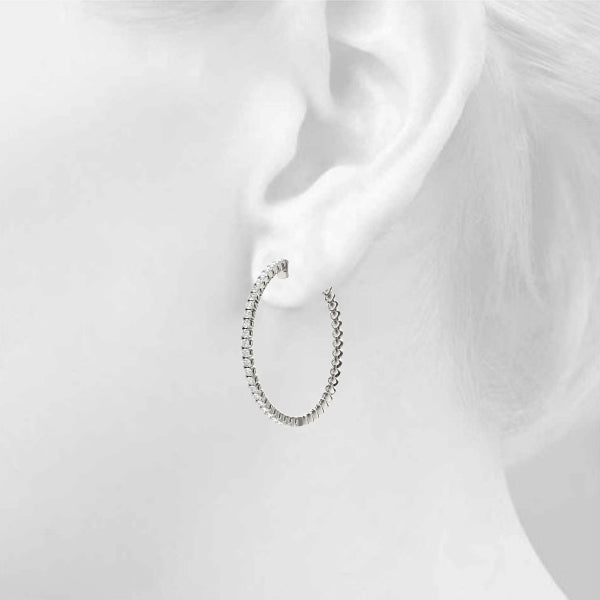 EARRINGS HOOP EARRINGS VAULT LOCK - Image 10
