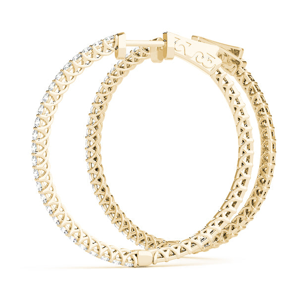 EARRINGS HOOP EARRINGS VAULT LOCK - Image 7