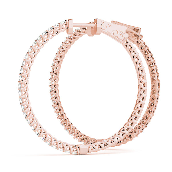 EARRINGS HOOP EARRINGS VAULT LOCK - Image 4