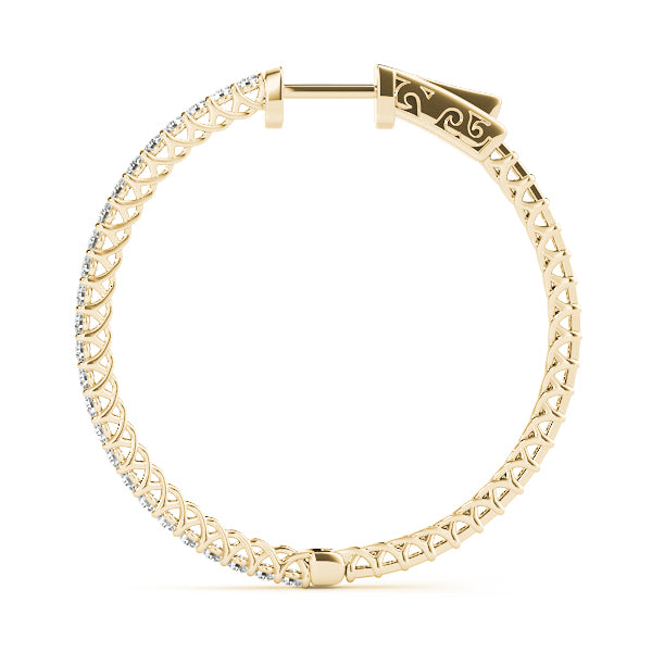EARRINGS HOOP EARRINGS VAULT LOCK - Image 10