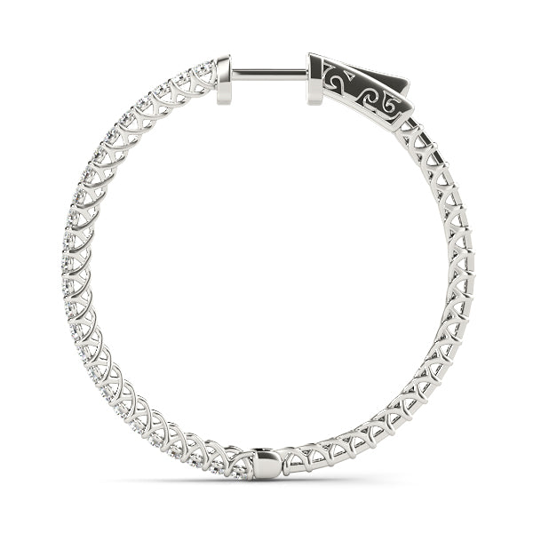 EARRINGS HOOP EARRINGS VAULT LOCK - Image 5