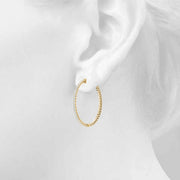 EARRINGS HOOP EARRINGS VAULT LOCK - Image 3