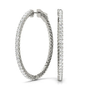 EARRINGS HOOP EARRINGS VAULT LOCK - Image 2