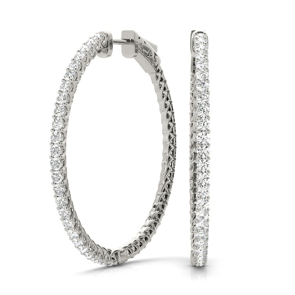 EARRINGS HOOP EARRINGS VAULT LOCK - Image 2