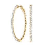 EARRINGS HOOP EARRINGS VAULT LOCK - Image 4