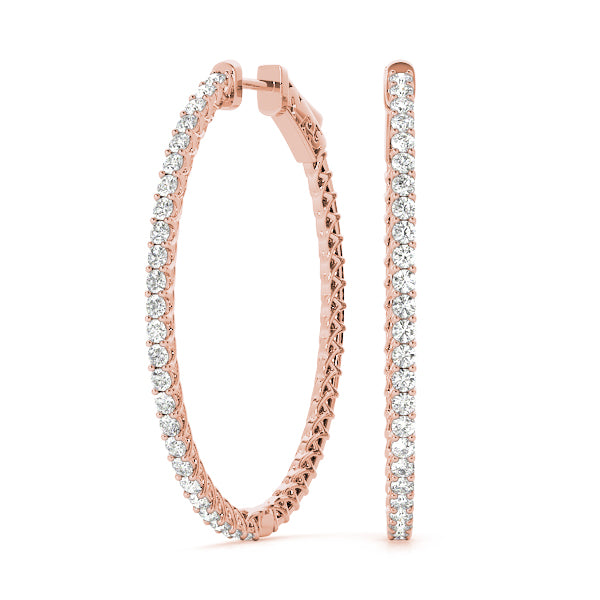EARRINGS HOOP EARRINGS VAULT LOCK - Image 3