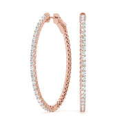 EARRINGS HOOP EARRINGS VAULT LOCK - Image 3