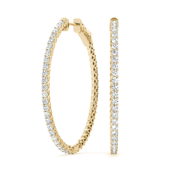EARRINGS HOOP EARRINGS VAULT LOCK - Image 4