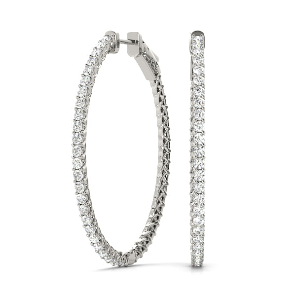 EARRINGS HOOP EARRINGS VAULT LOCK - Image 2