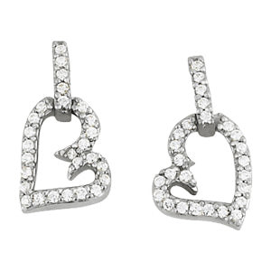 1/8  CTTW DIAMOND FASHION EARRINGS - Image 2