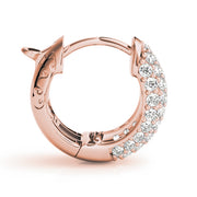 .5 INCH 5 ROW PAVE EARRINGS - Image 10