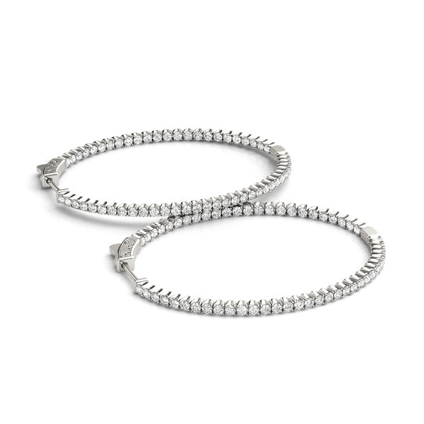1.4 INCH 4 PRONG OVAL HOOP - Image 3