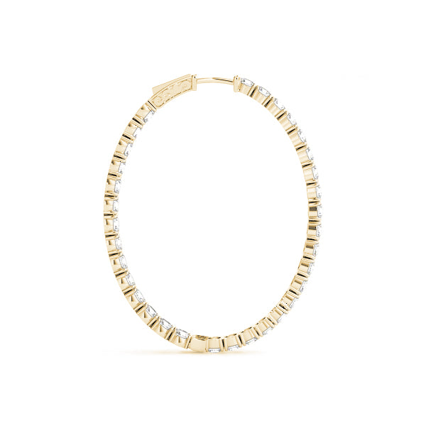 .75 INCH 4 PRONG OVAL HOOP - Image 5