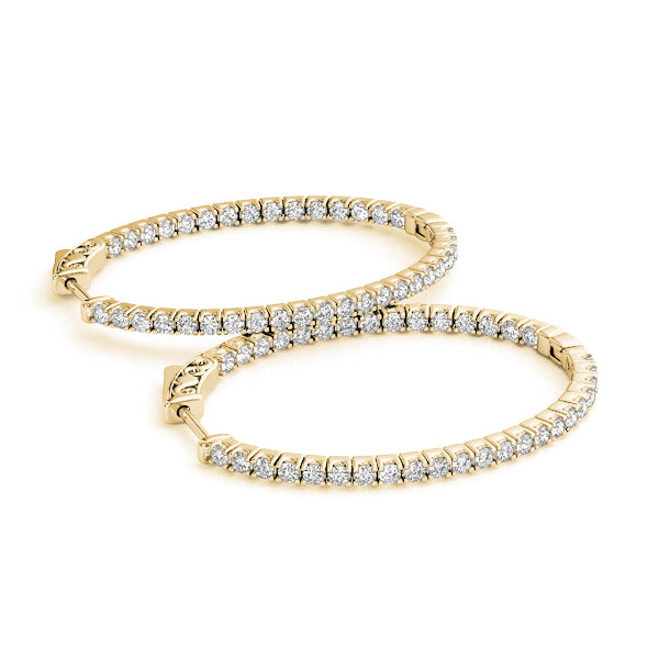 1.3 INCH 4 PRONG OVAL HOOP - Image 9