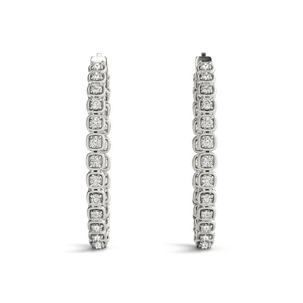 1.6 INCH 4 PRONG OVAL HOOP - Image 4