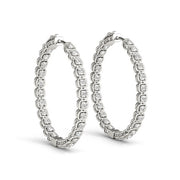 1.6 INCH 4 PRONG OVAL HOOP - Image 2