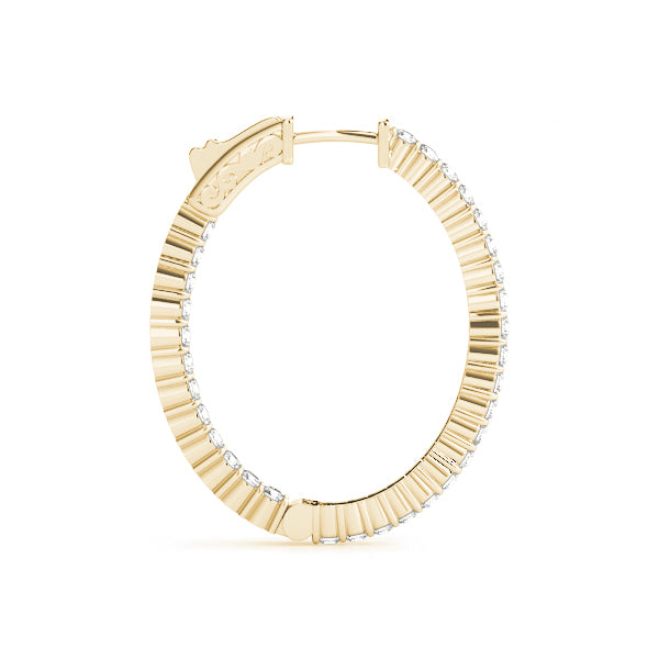 1 INCH 2 PRONG OVAL HOOP - Image 4