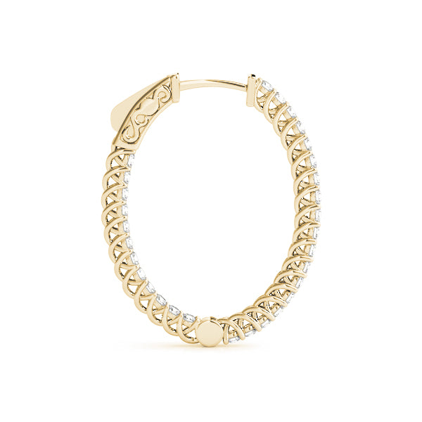 1.2 INCH LUCIDA OVAL HOOP - Image 10