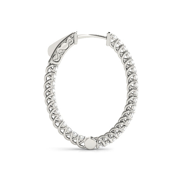 1.2 INCH LUCIDA OVAL HOOP - Image 7
