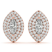DOUBLE HALO MQ EARRINGS - Image 10