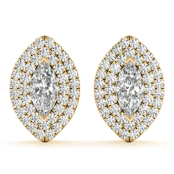 DOUBLE HALO MQ EARRINGS - Image 5