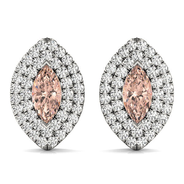 DOUBLE HALO MQ EARRINGS - Image 3