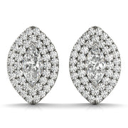 DOUBLE HALO MQ EARRINGS - Image 2