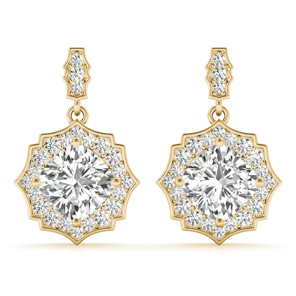 SCALLOPED HALO EARRINGS - Image 5