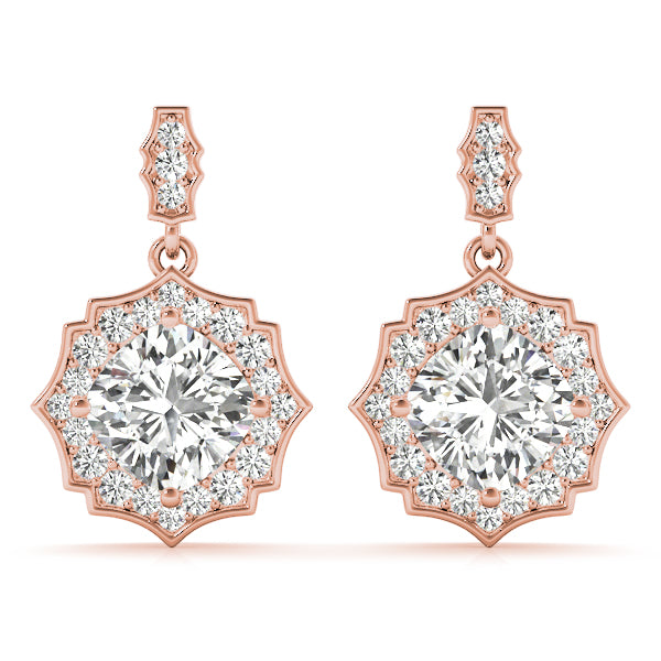SCALLOPED HALO EARRINGS - Image 4