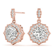 SCALLOPED HALO EARRINGS - Image 7
