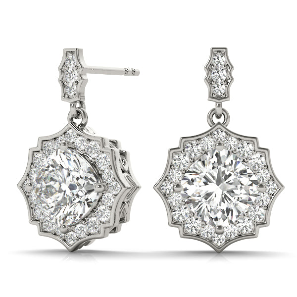 SCALLOPED HALO EARRINGS - Image 8