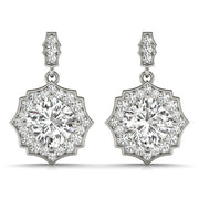 SCALLOPED HALO EARRINGS - Image 2