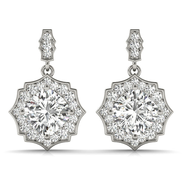 SCALLOPED HALO EARRINGS - Image 2