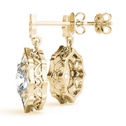 SCALLOPED OV HALO EARRINGS - Image 9