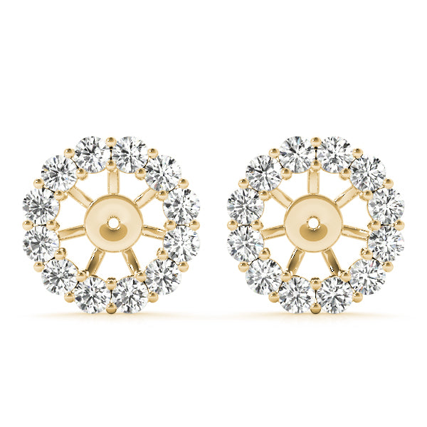 EARRING JACKET FOR .75 CT CENTER - Image 6