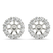 EARRING JACKET FOR .75 CT CENTER - Image 2