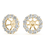 EARRING JACKET FOR .75 CT CENTER - Image 3