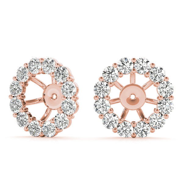 EARRING JACKET FOR .75 CT CENTER - Image 9