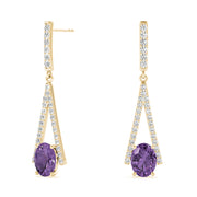 FASHION EARRINGS OVAL - Image 4