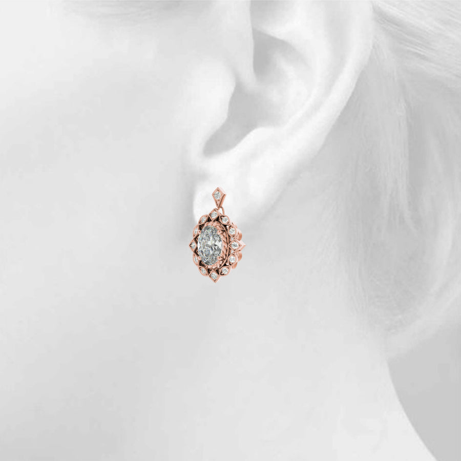 FASHION EARRINGS OVAL - Image 4