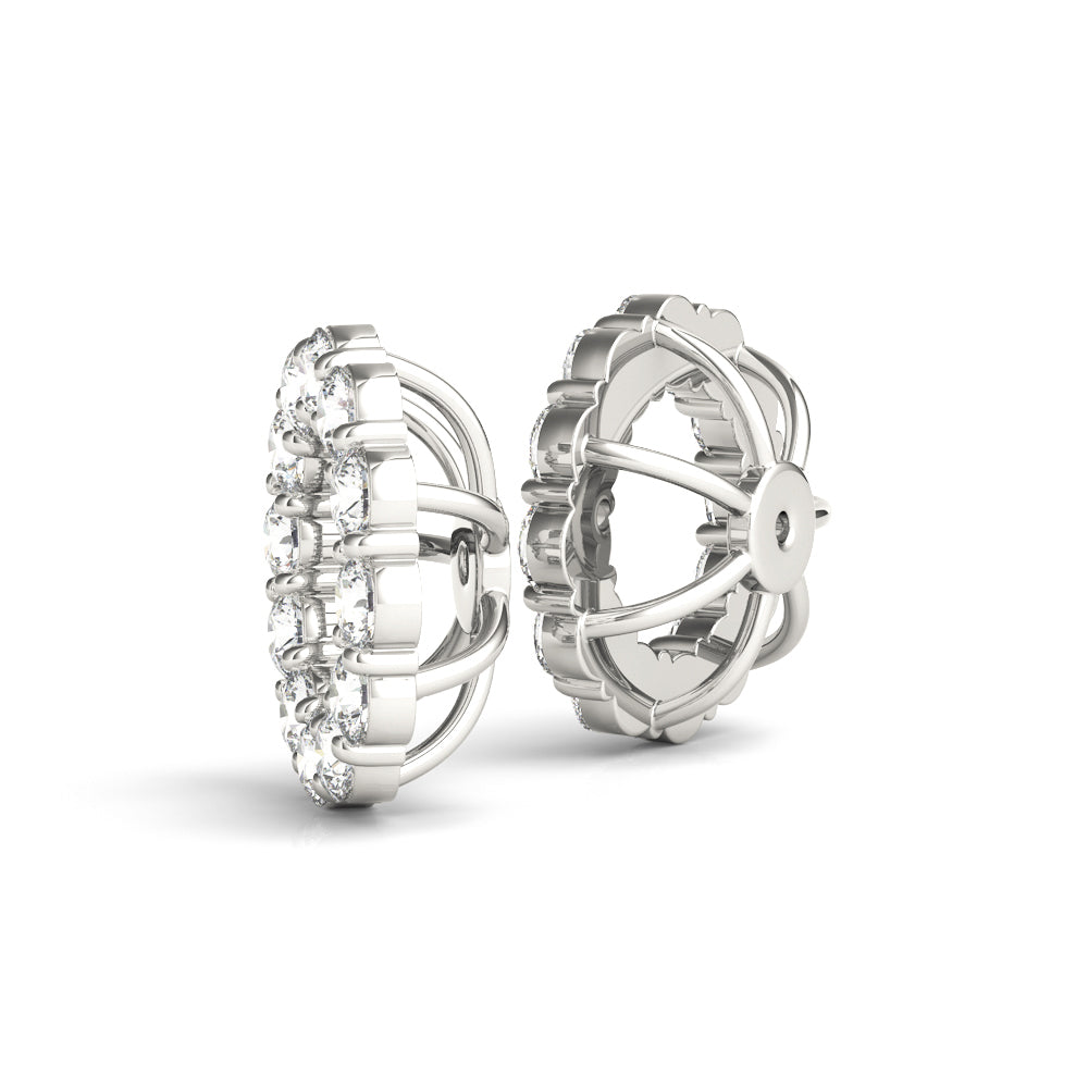 EARRING JACKET FOR .75 CT CENTER - Image 3