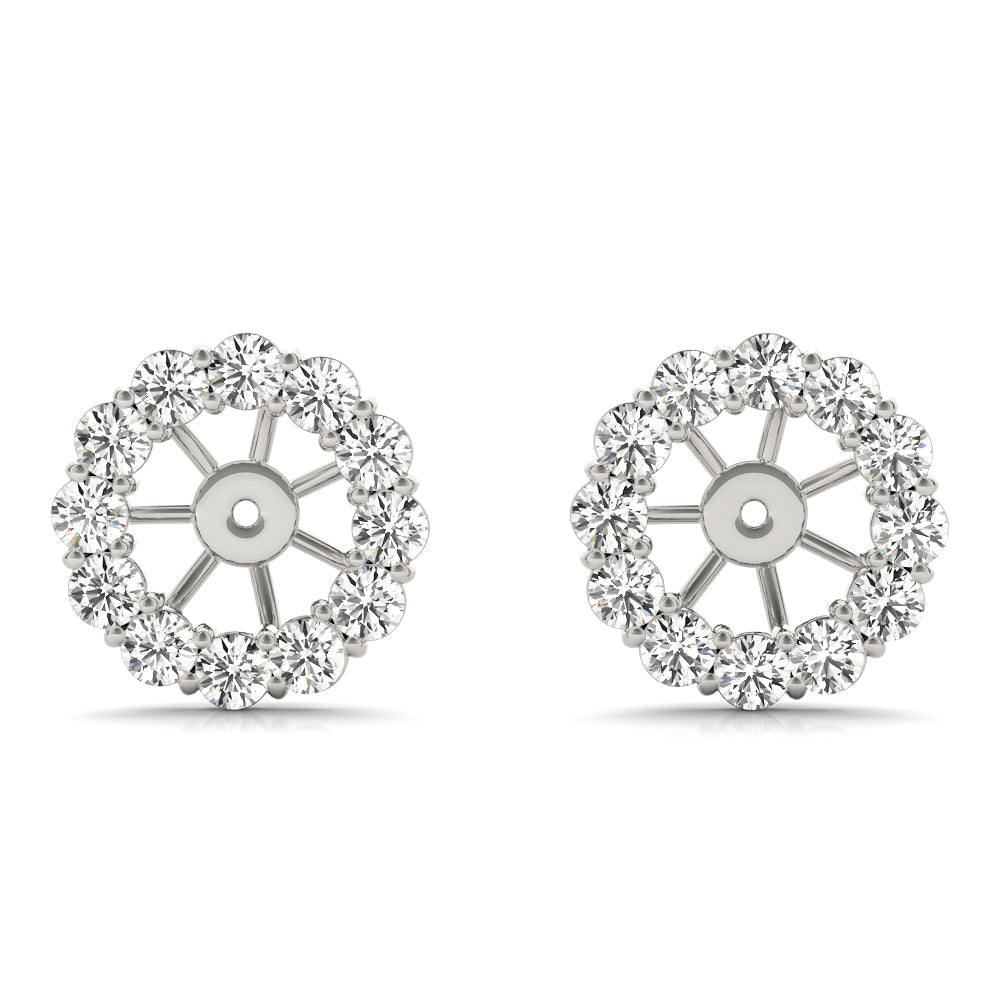 EARRING JACKET FOR .25 CT CENTER - Image 2