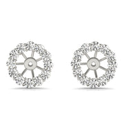 EARRING JACKET FOR .25 CT CENTER - Image 2
